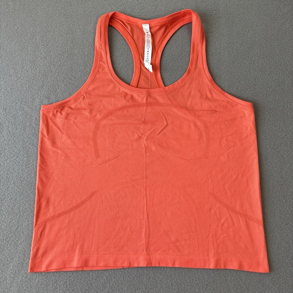 Lululemon Swiftly Tech Racerback 2.0‎ Race Tank Top Women's Sz 12 Pink Punch